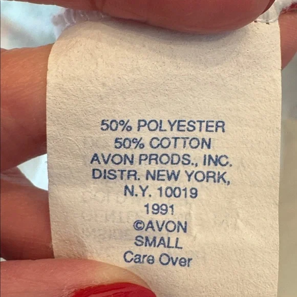 Vintage! Kids White Cotton-Blend Crew “Kids For a Caring World”, sz S - Picture 8 of 9